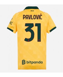 Günstige AC Milan Strahinja Pavlovic #31 3rd trikot Damen 2025-26 Kurzarm